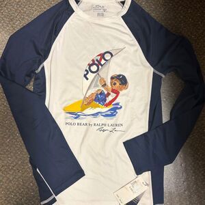 Boys Polo UV protection Shirt swimwear SIZE 14-16